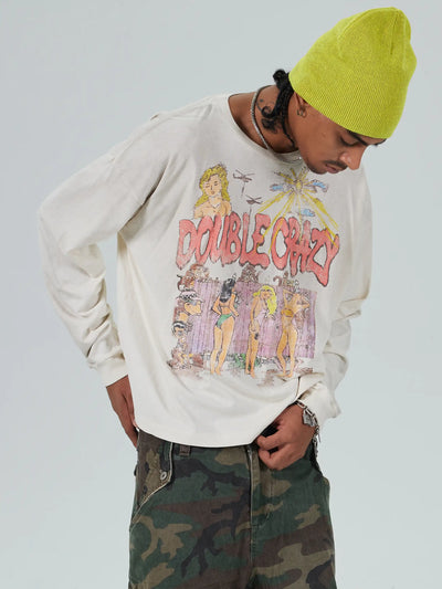 90s Bikini Comic Boxy L/S-715