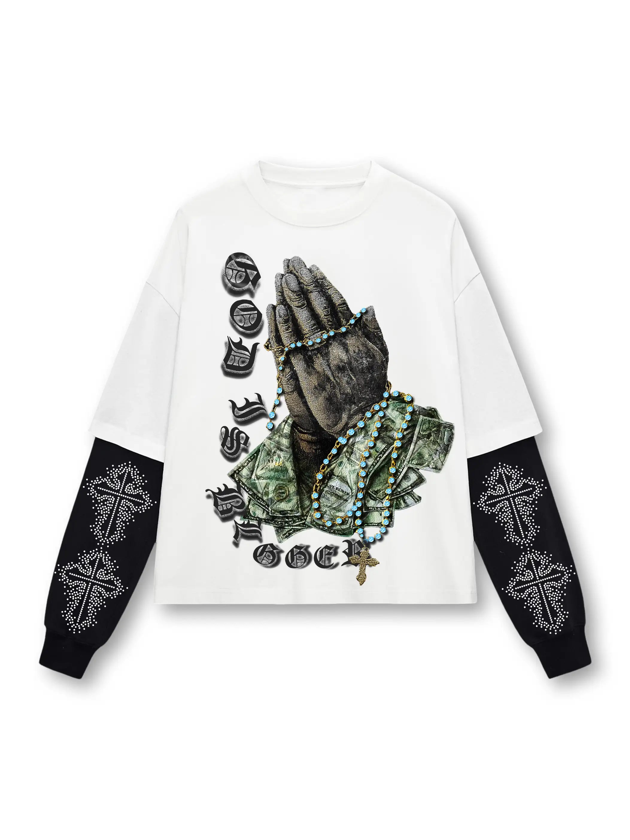 Pray for the Bag Layered T-shirt-312