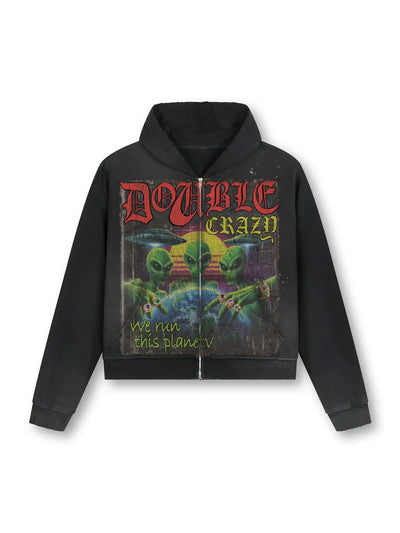 Sudadera con capucha Dominación alienígena-317