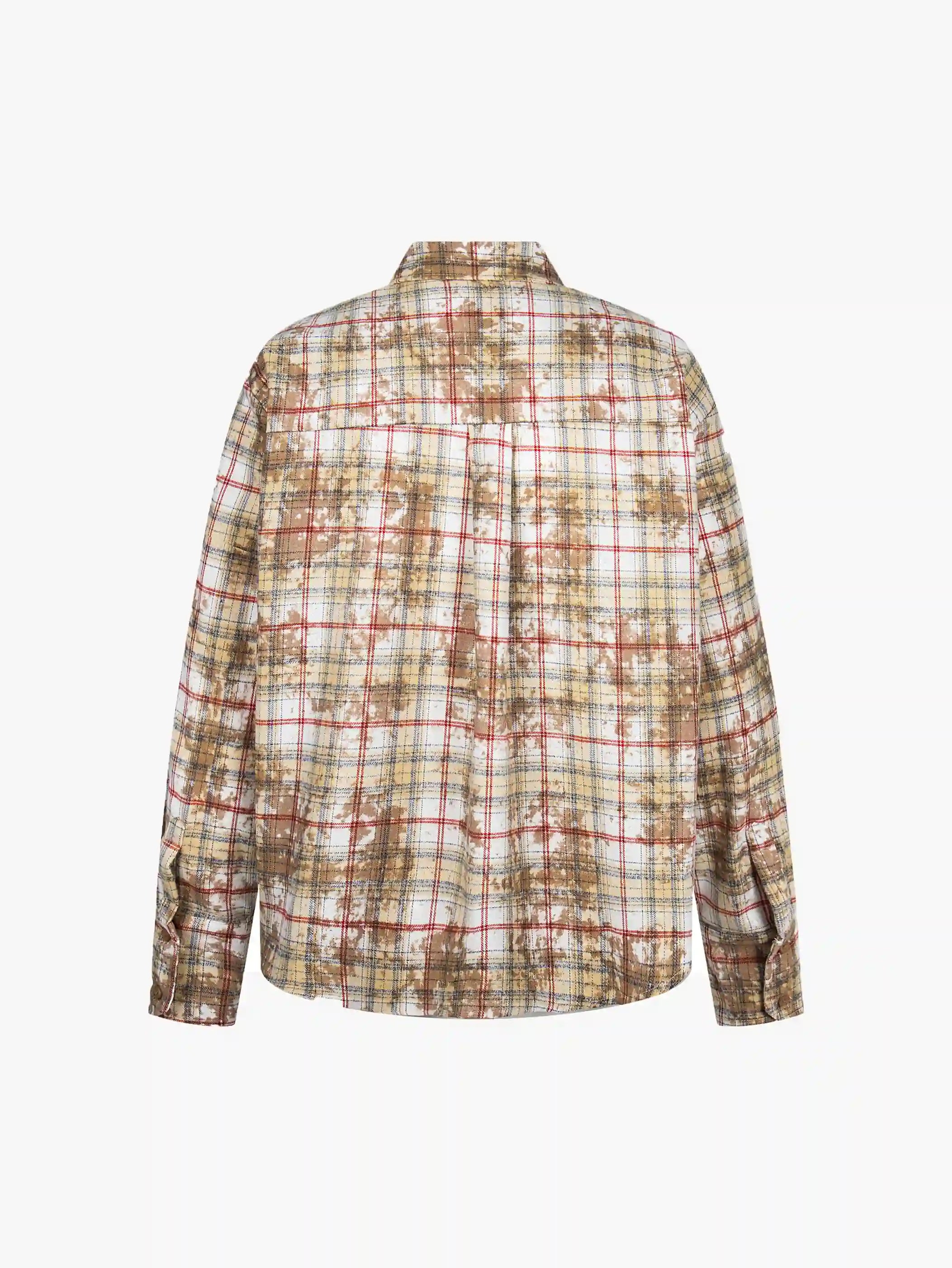 Graphic Plaid Street Shirt -s958