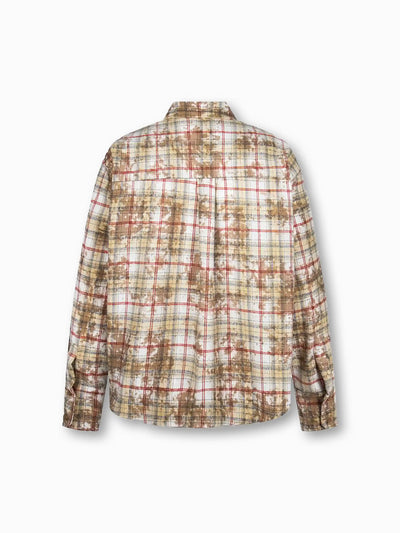 Graphic Plaid Street Shirt -S958