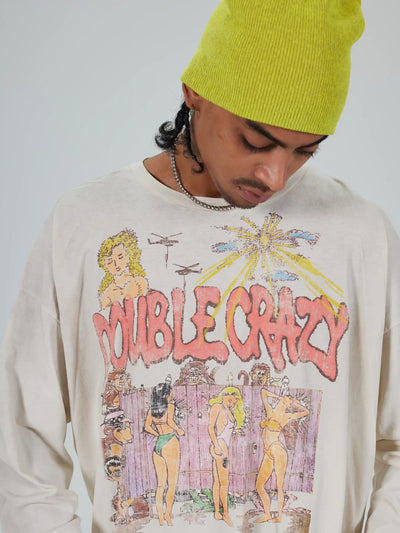 90s Bikini Comic Boxy L/S-715