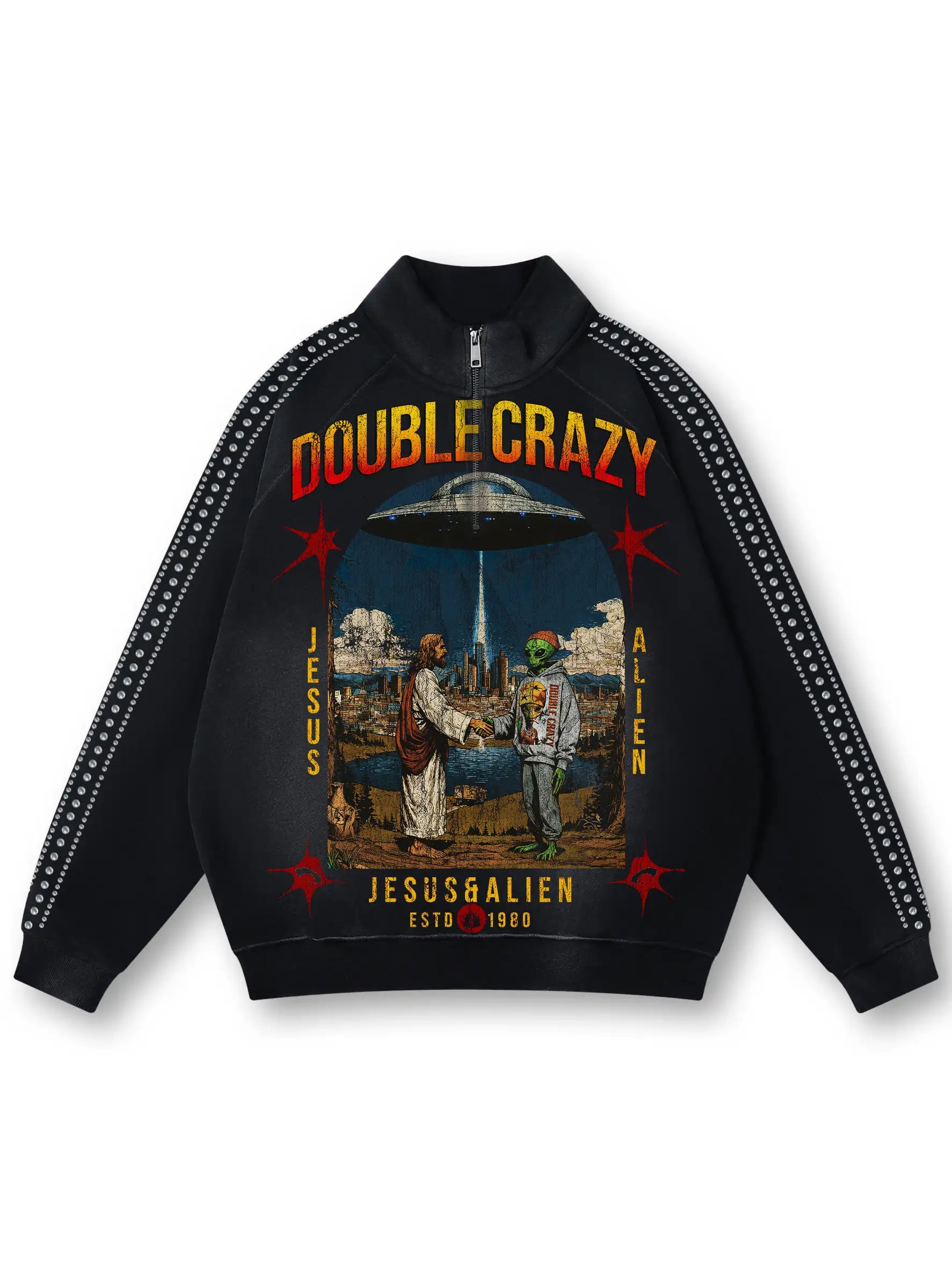 Jesus & Alien Connection Hoodie-327