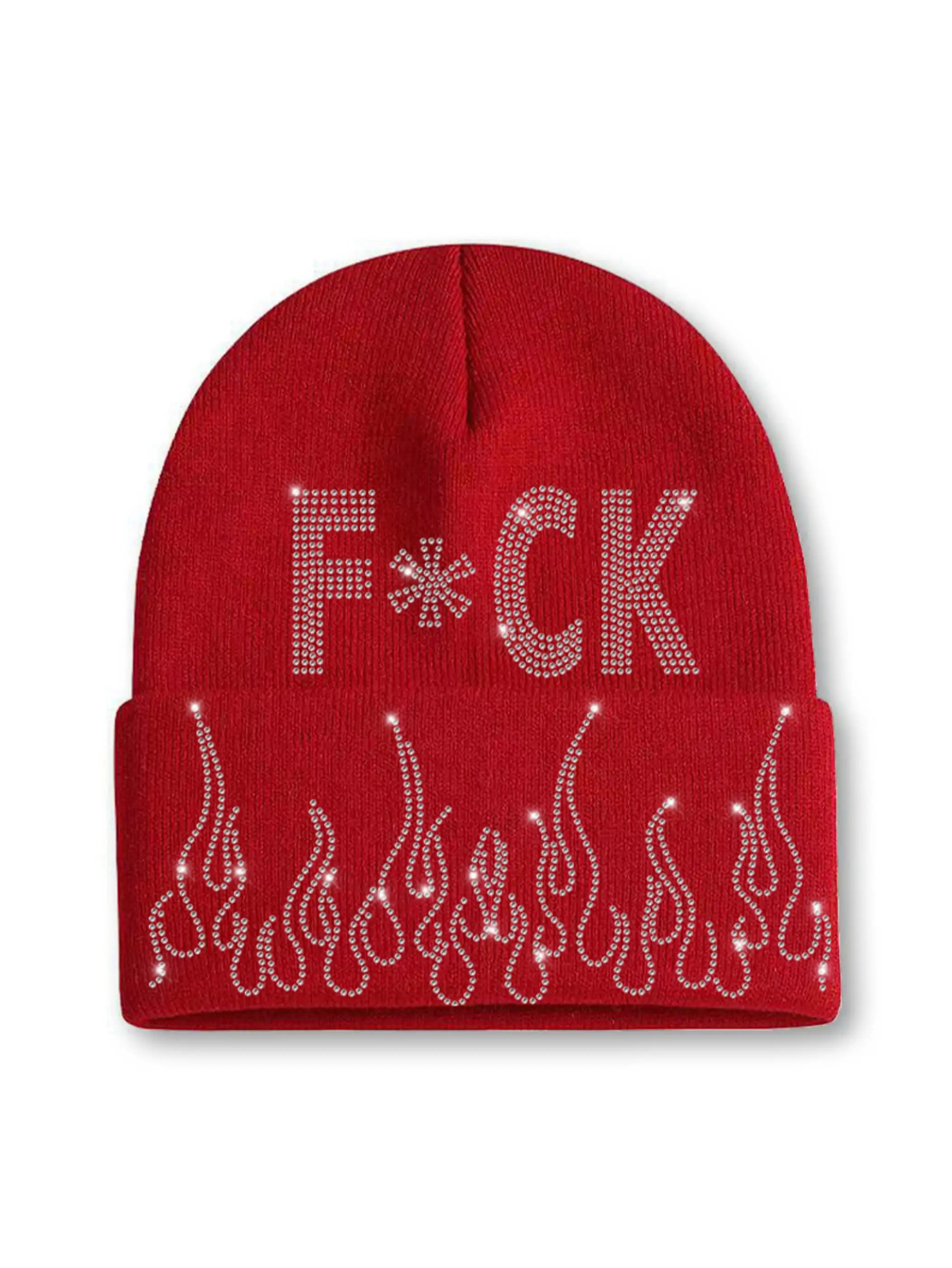 F*CK Flame Beanie-342