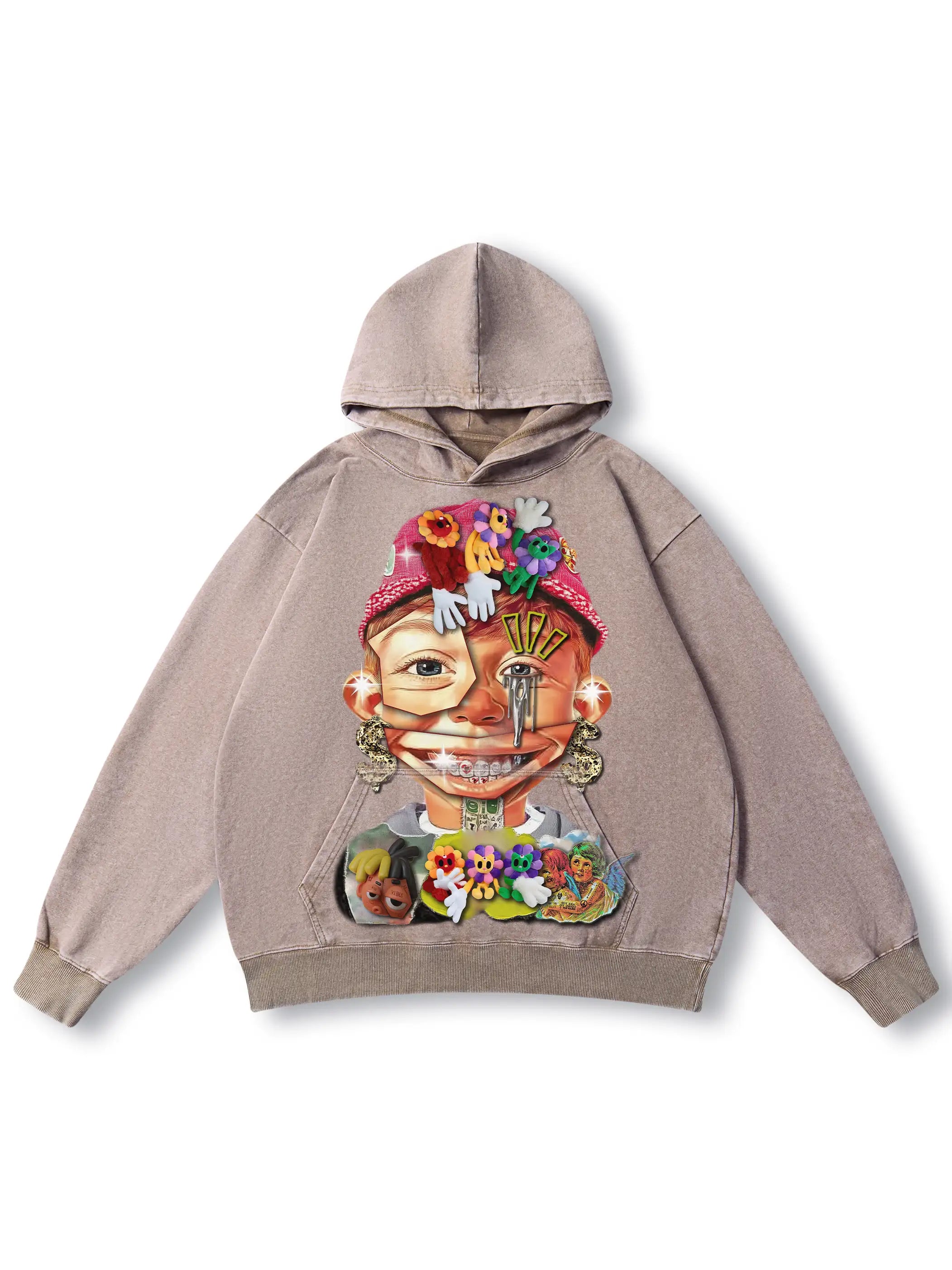 Puppet Chaos Retro hoodie-359