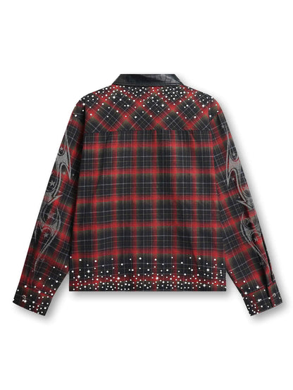 Fire Check Bling shirt-375