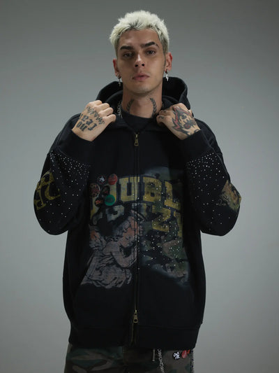 Royal Angel Zip Hoodie-415