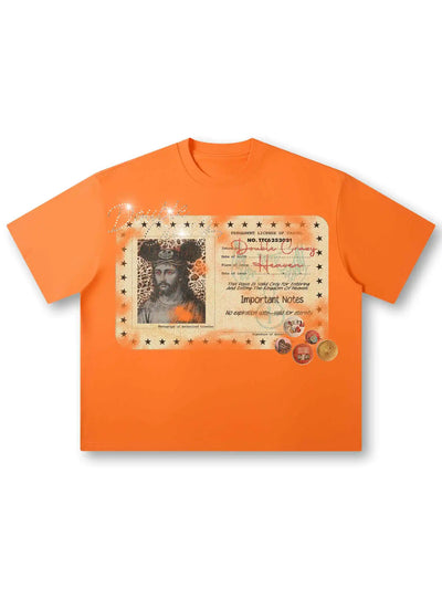 Vintage Boxy Iced Out ID Tee-430