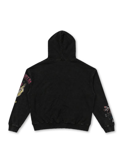 Sudadera con capucha Misery Rose Leopard-808