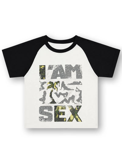 T-shirt court clouté camouflage Pin-up-632
