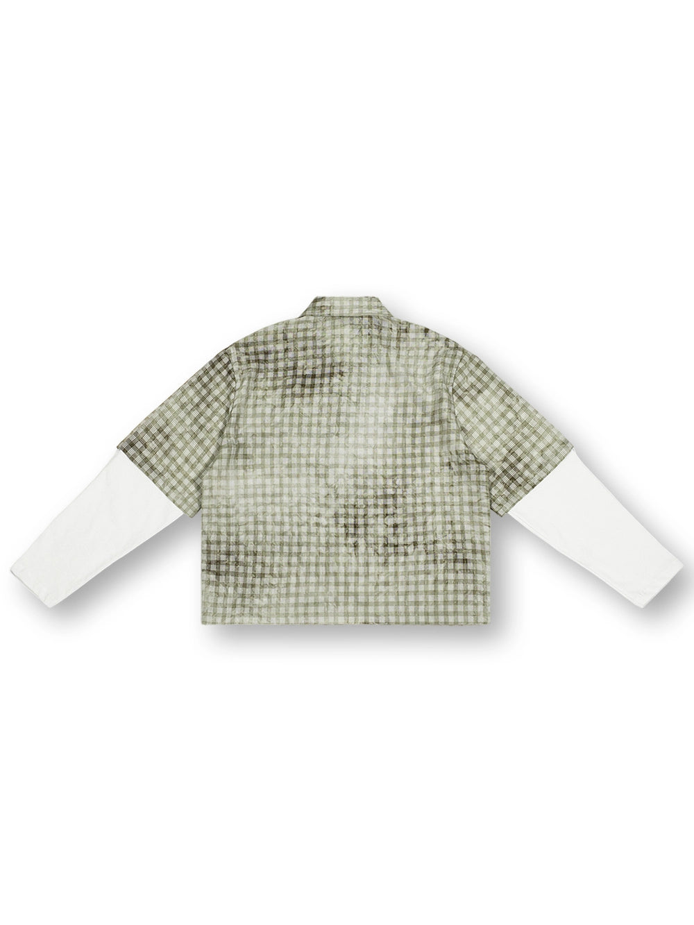 Studded Afro Plaid Shirt-703