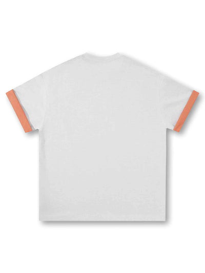 Vintage 90s Girls Two Tone Tee-614