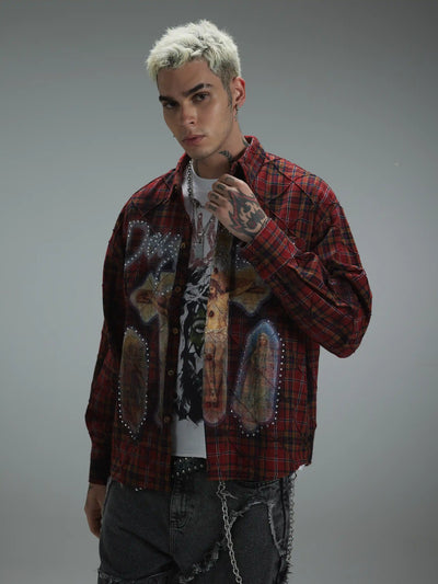 DEAD FAITH Flannel Shirt-401