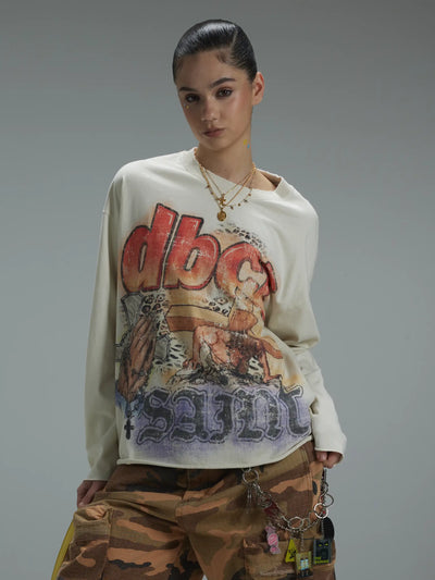 SIN OVER SAINT Longsleeve-403