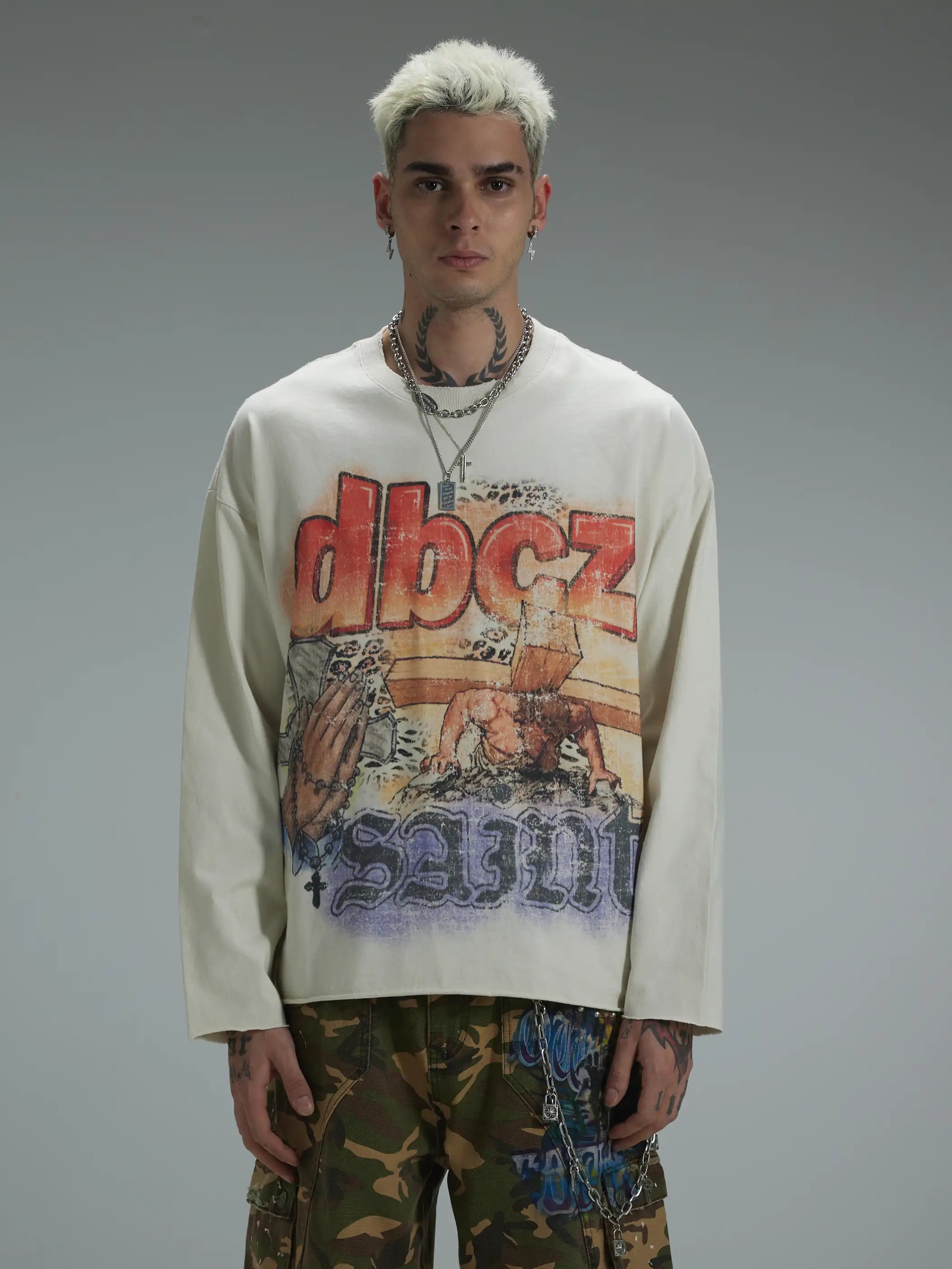 SIN OVER SAINT Longsleeve-403