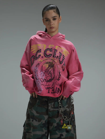 Sudadera con Capucha Angel Trap Club-416