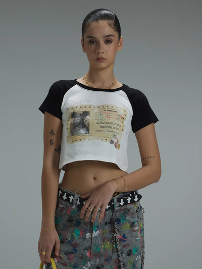 Boxy Y2K Archive Tee-429