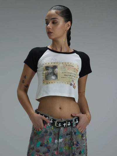 Boxy Y2K Archive Tee-429