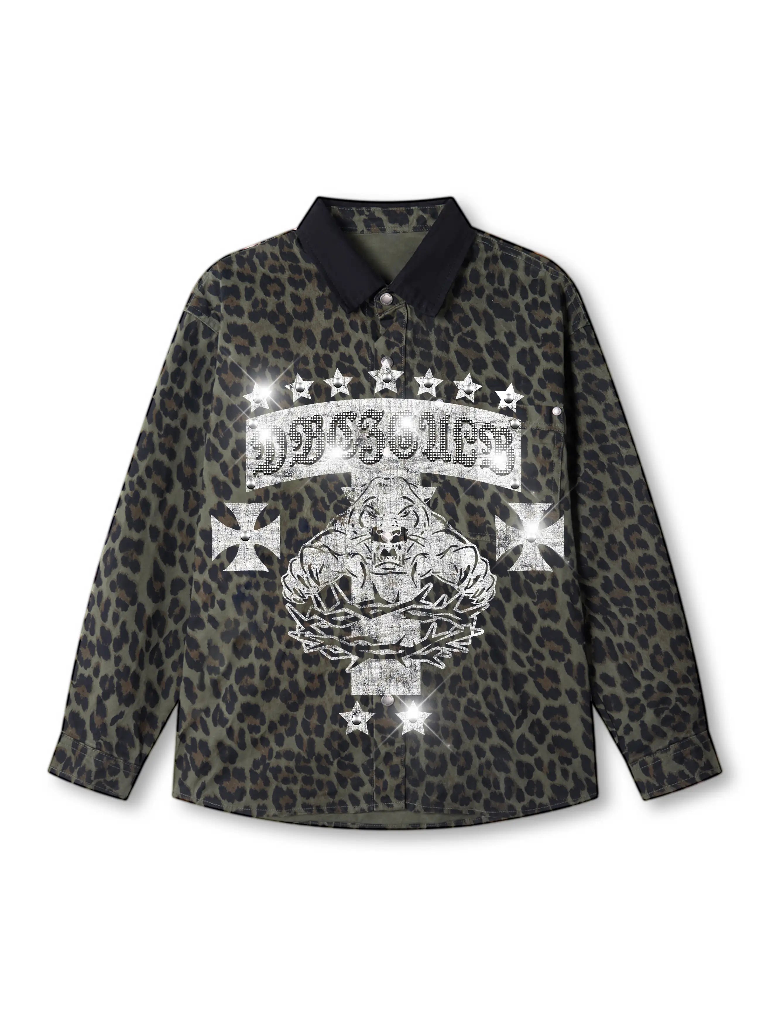 Leopard Chain Shirt-390