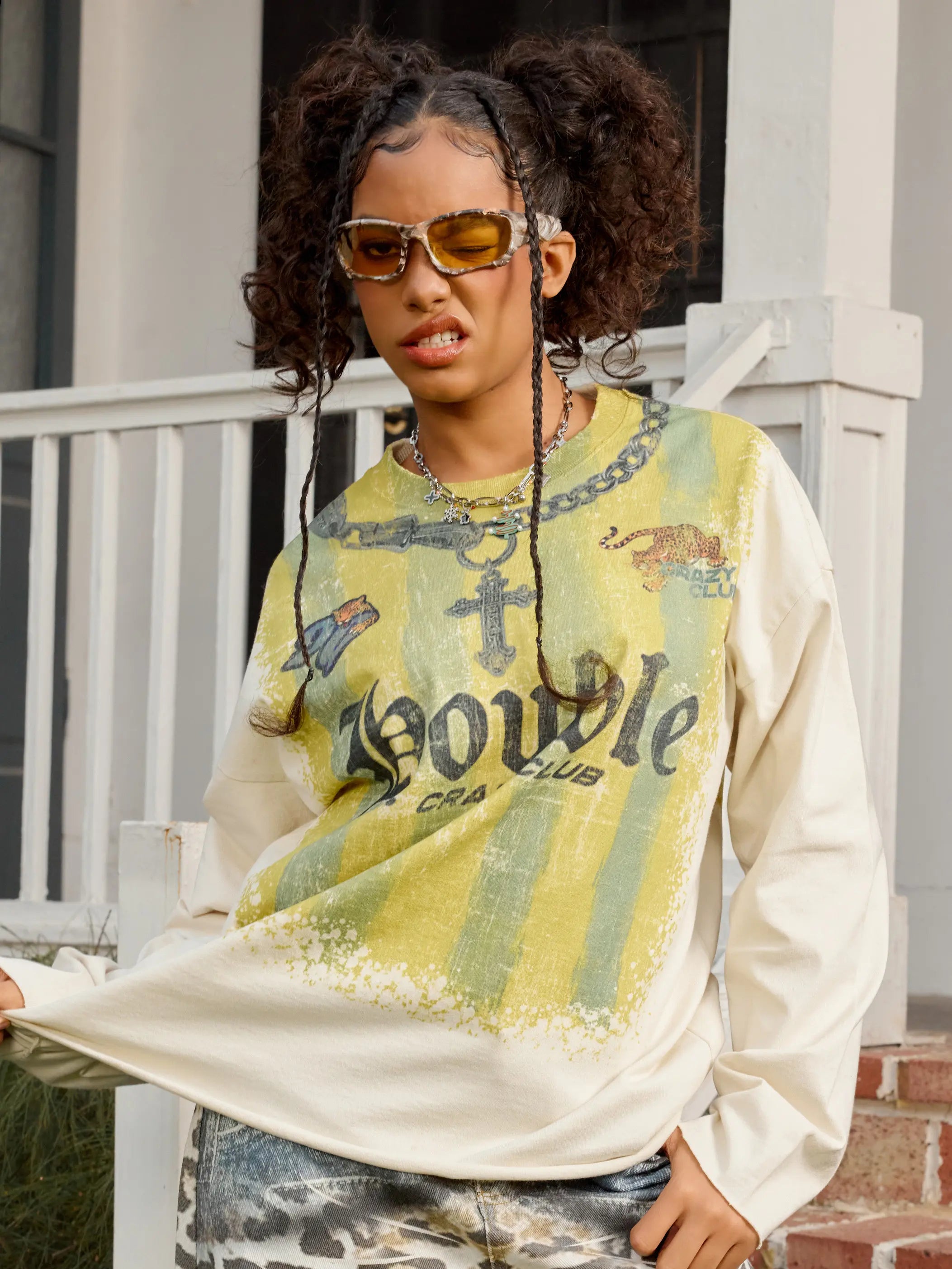 Crazy Club Stripes longsleeve-384