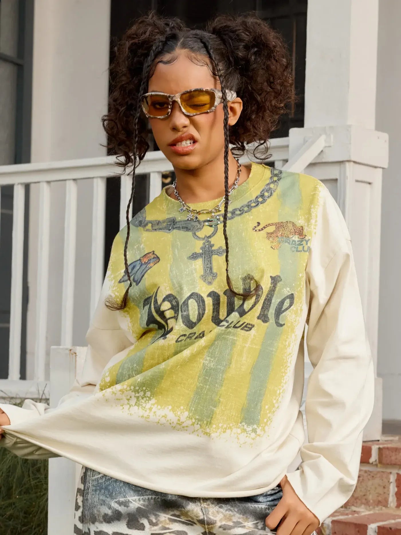 Crazy Club Stripes longsleeve-384