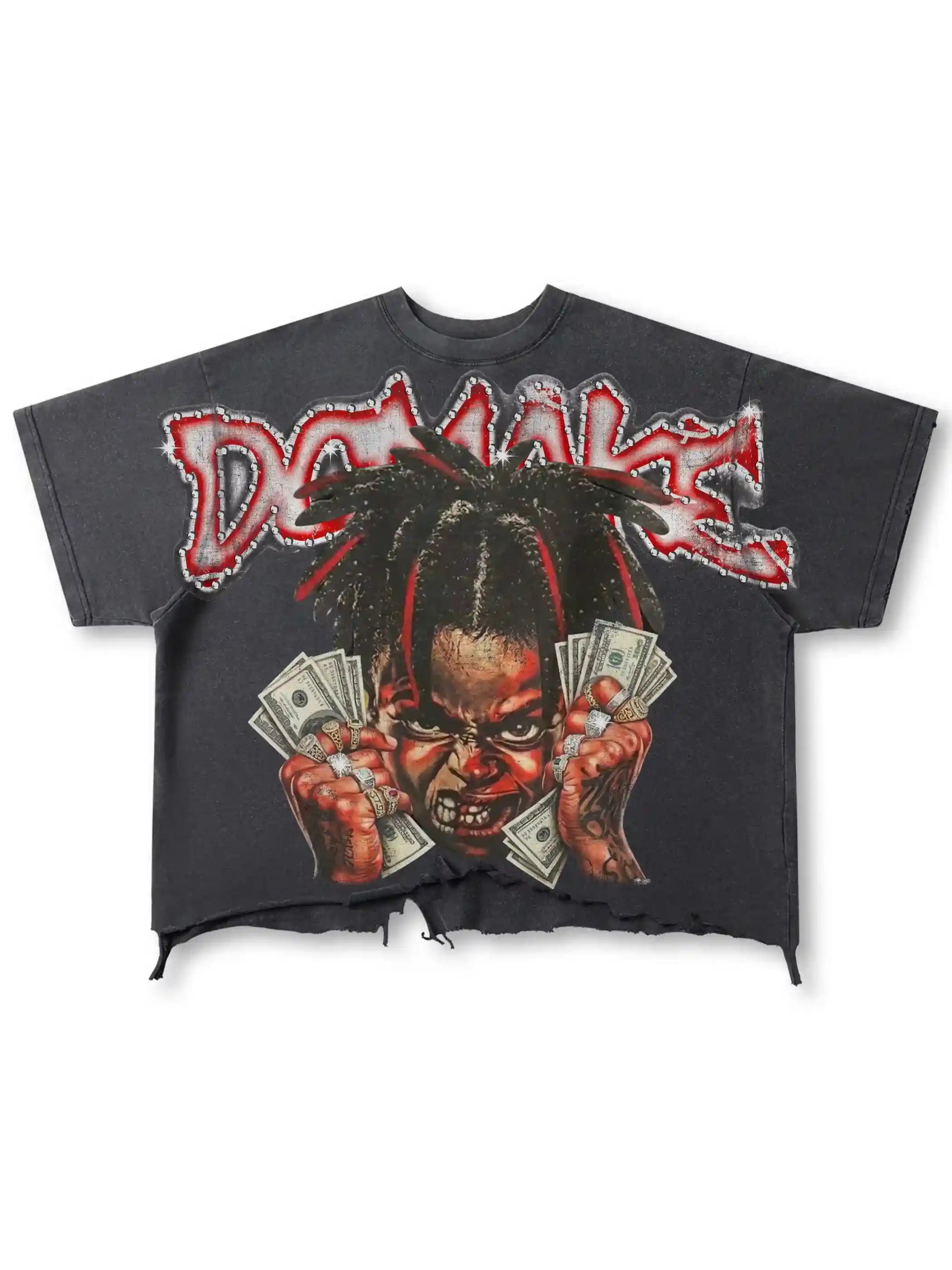 Iced Rage Distressed Tee-460