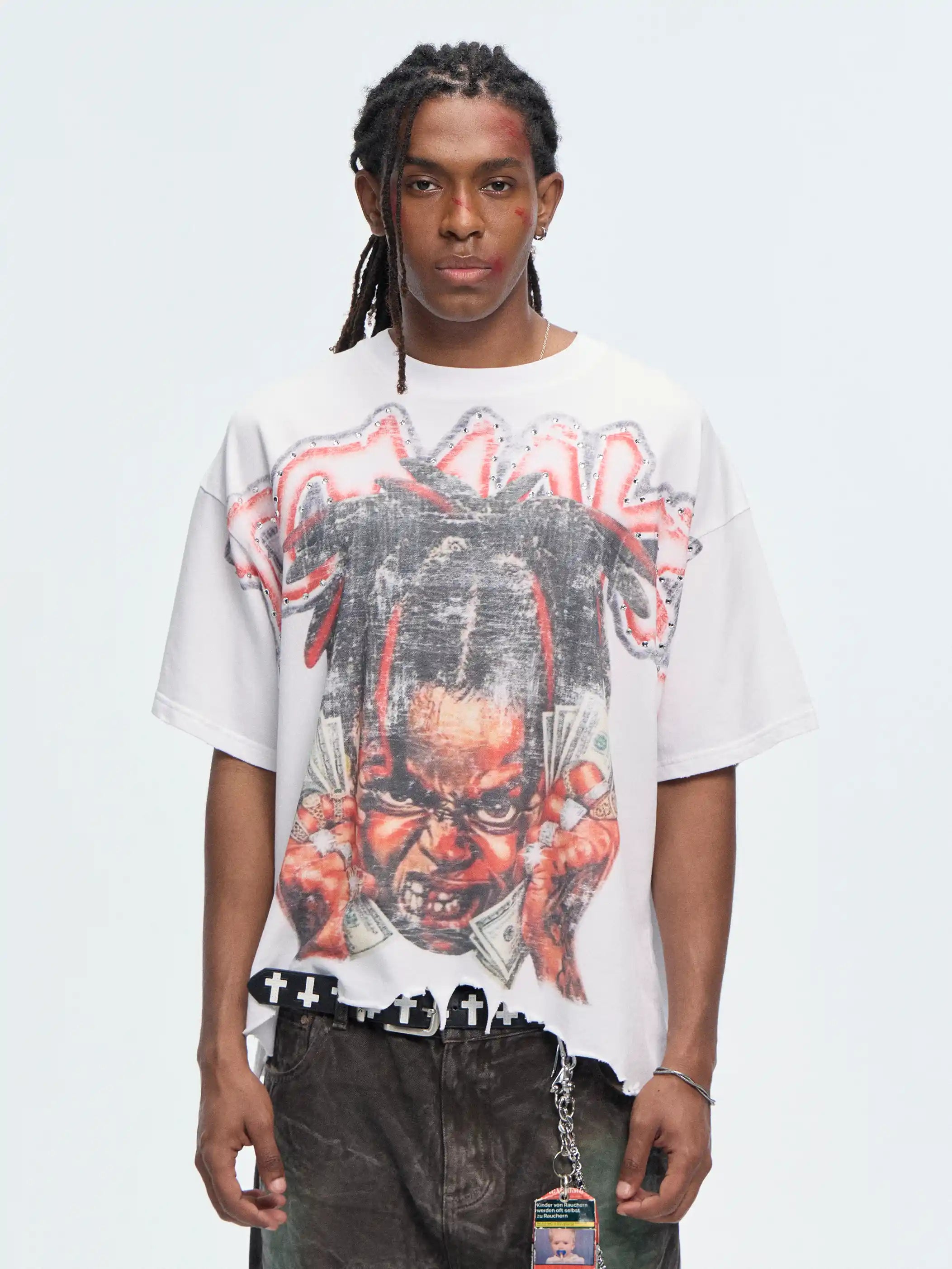 Camiseta desgastada Iced Rage-460