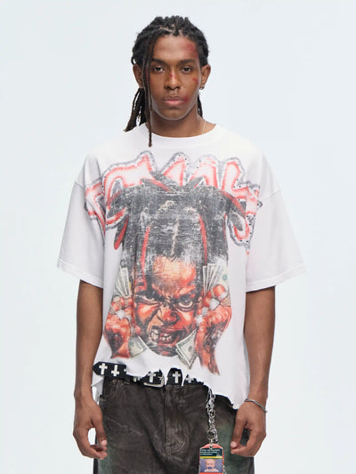 Camiseta desgastada Iced Rage-460