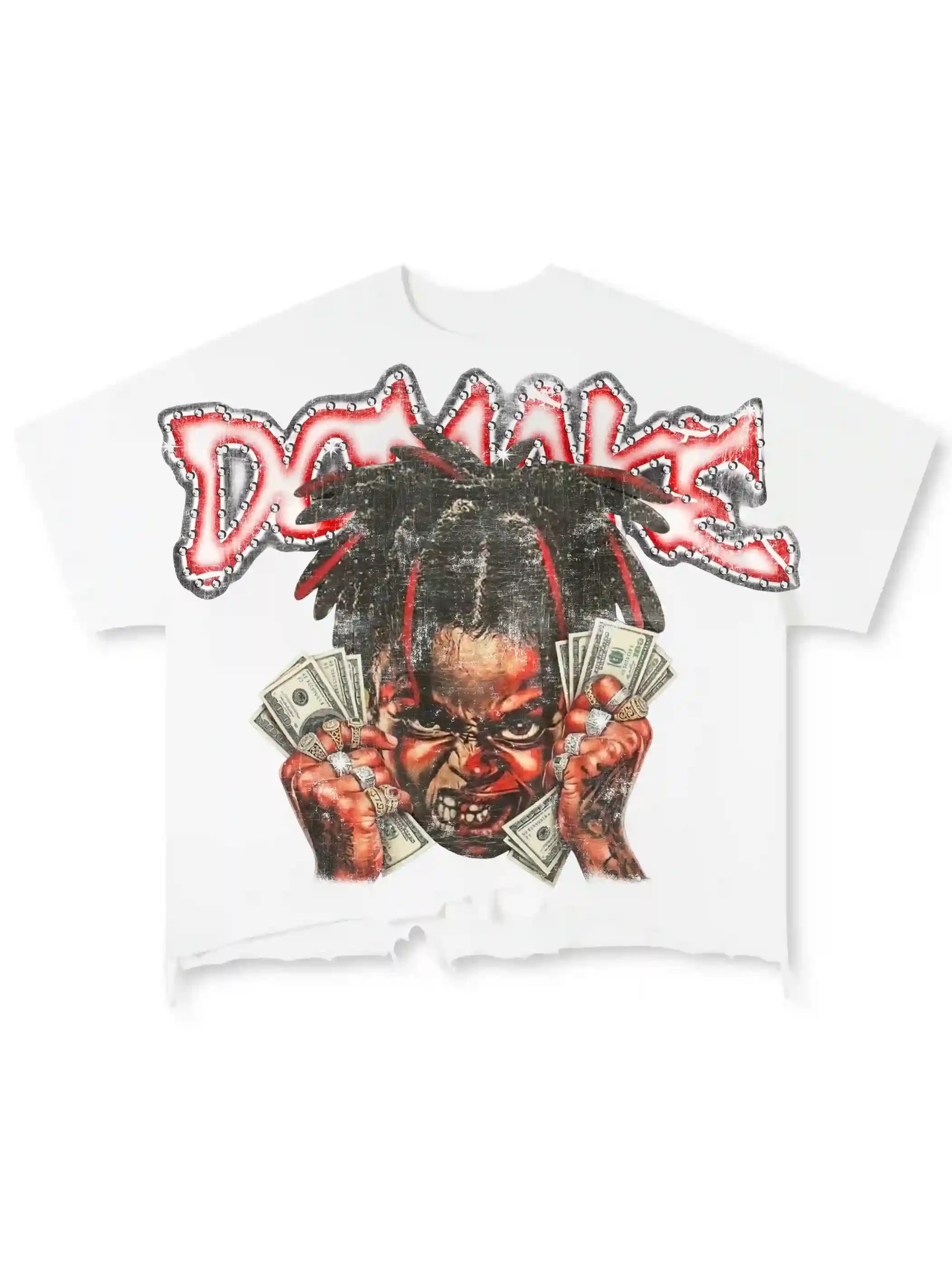 Iced Rage Distressed Tee-460