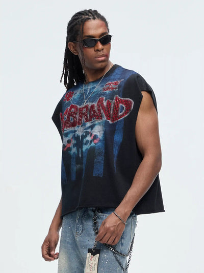 Ruby Saint Raw Edge Tank-466