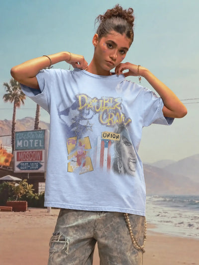 Camiseta lavado ácido Collage Estrás-471