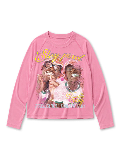 Iced Out Pixel Duo Sheer L/S-734