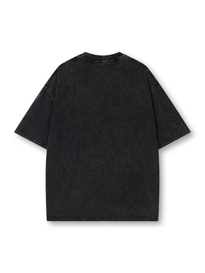 T-shirt Vintage Vierge Dégoulinant de Diamants-356T