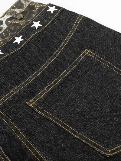 Layered Star Denim Jean-S1169