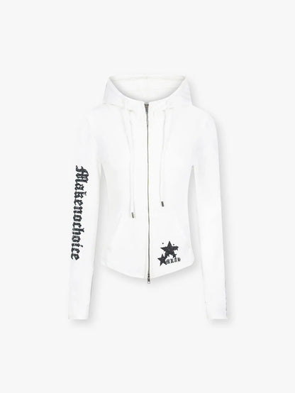 Gothic Star Punk Slim Hoodie Jacket-S1104