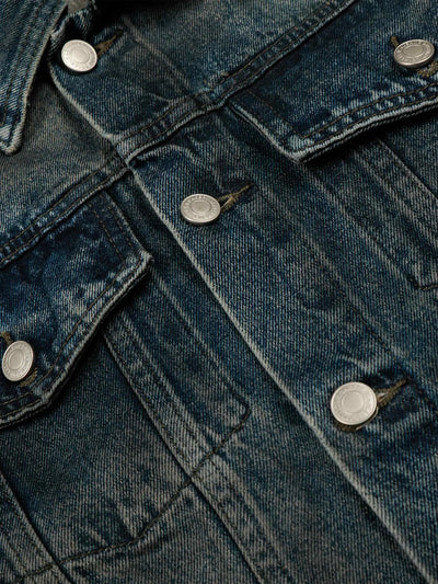 Classic Fade Denim Jacket-S1165