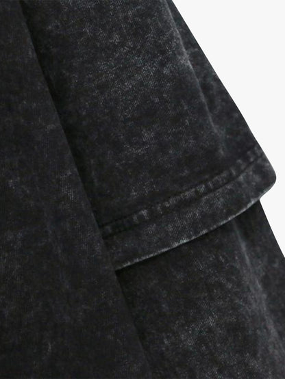 Sweat-shirt décontracté à manches longues unisexe style urbain