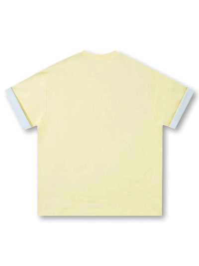 Vintage 90s Girls Two Tone Tee-614