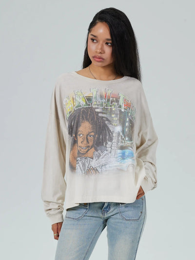 Washed Baller Cash Boxy L/S-728