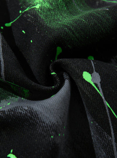 Neon Splash Trap Jeans-S1194