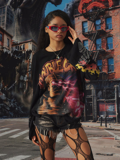 Sphinx Bling Waffle L/S-688