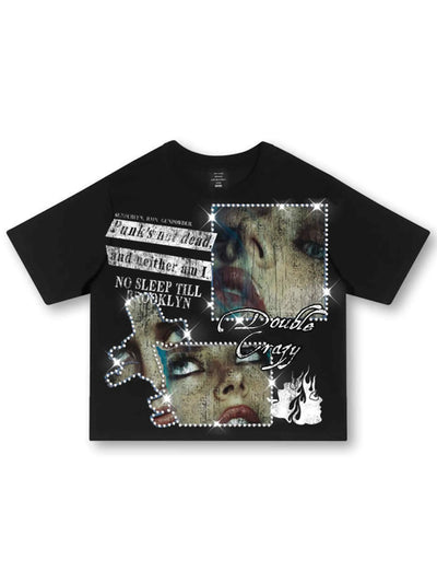 Ironic Bling Pretty Lies Sorona Tee-527