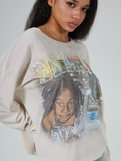 Washed Baller Cash Boxy L/S-728