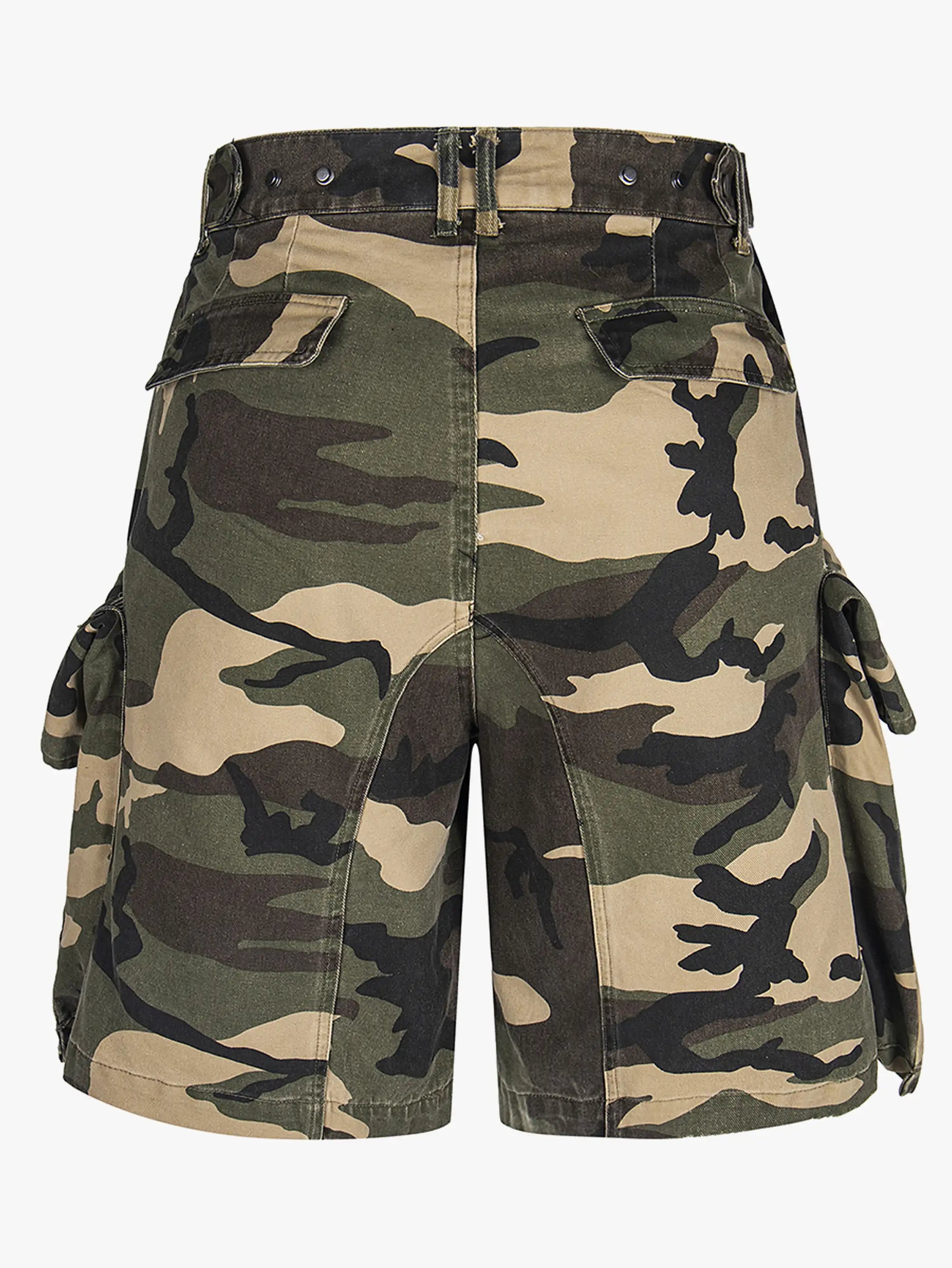 Dual Tone Cargo Shorts-S1102