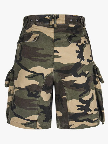 Dual Tone Cargo Shorts-S1102