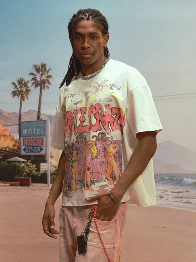 Camiseta Gráfica Bikini Vintage de los 90-533