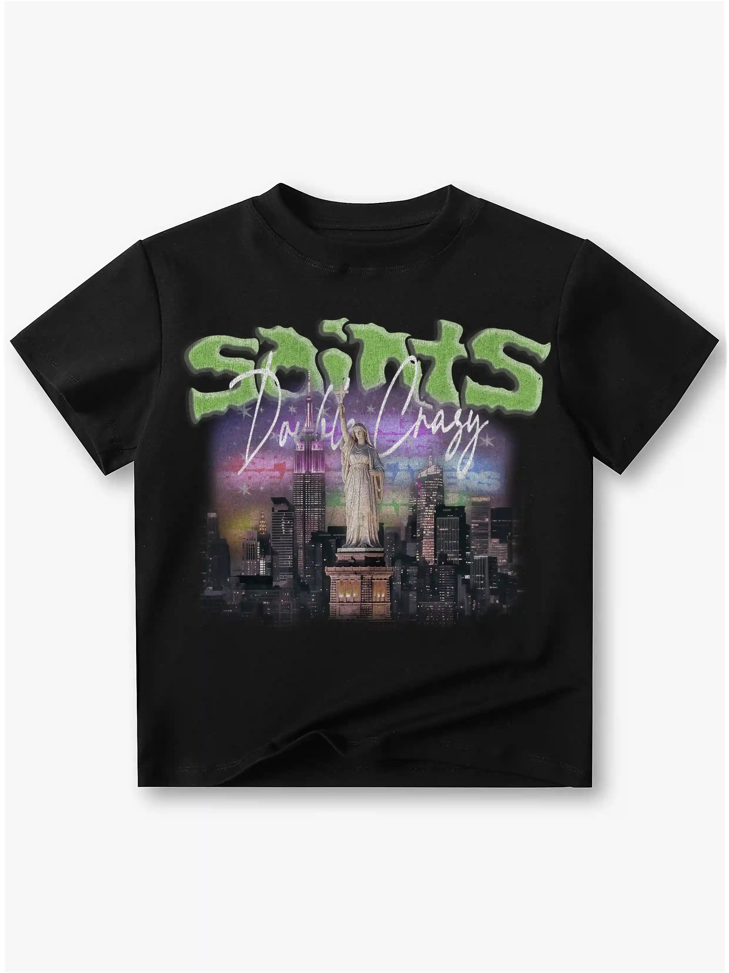 Y2K Saints NY Graphic Regular Tee-545