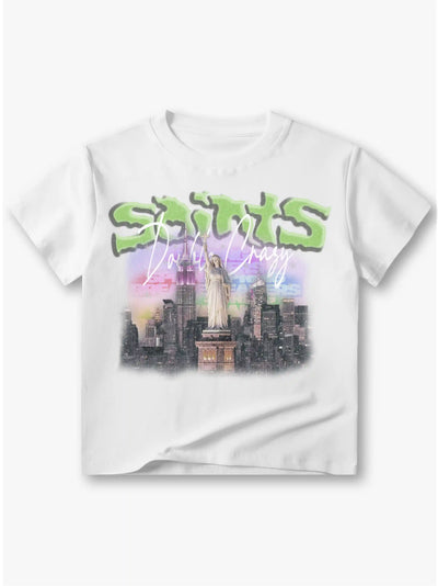 Y2K Saints NY Graphic Regular Tee-545