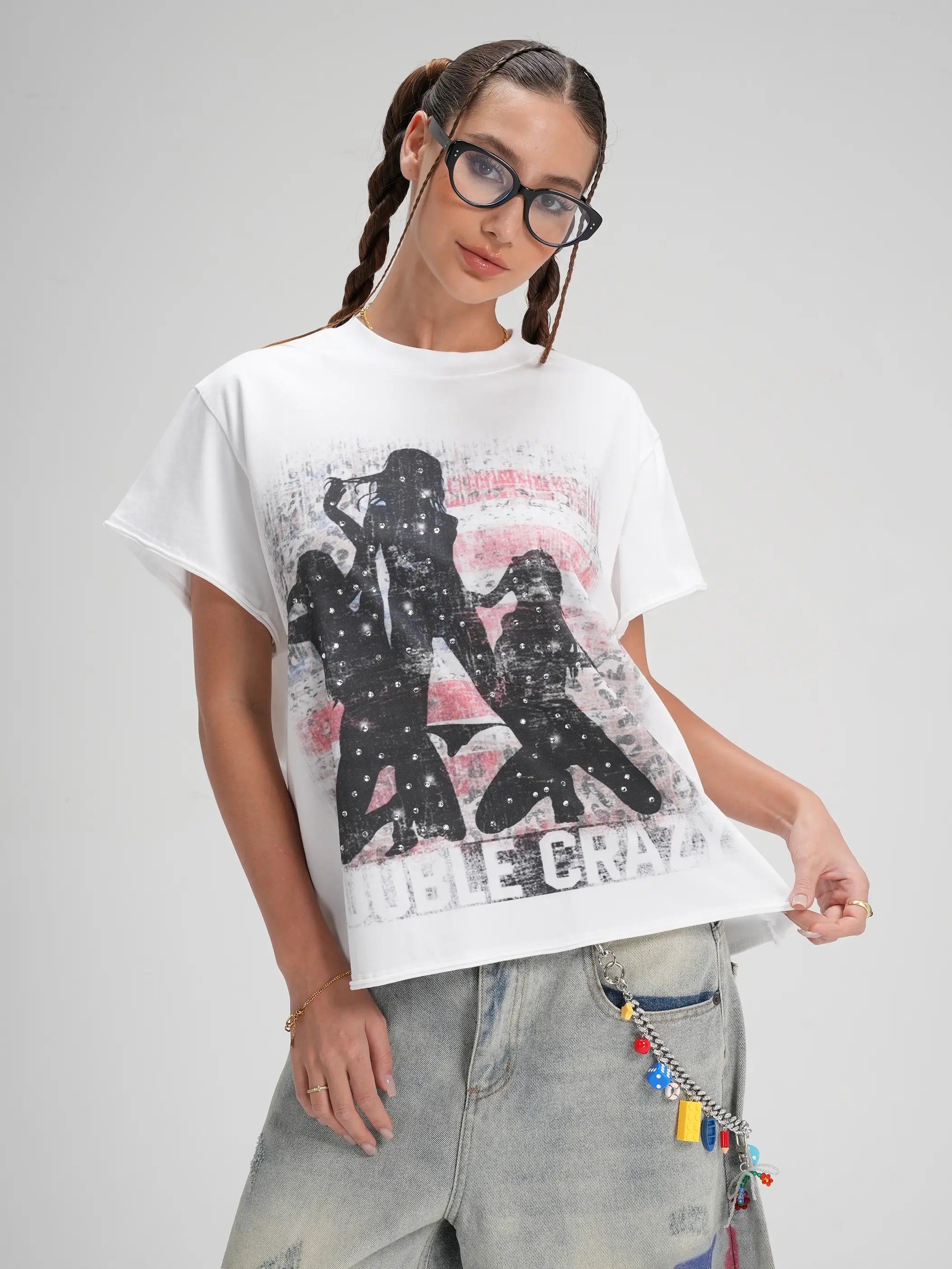 Camiseta sin mangas Vintage Bling Tour-558