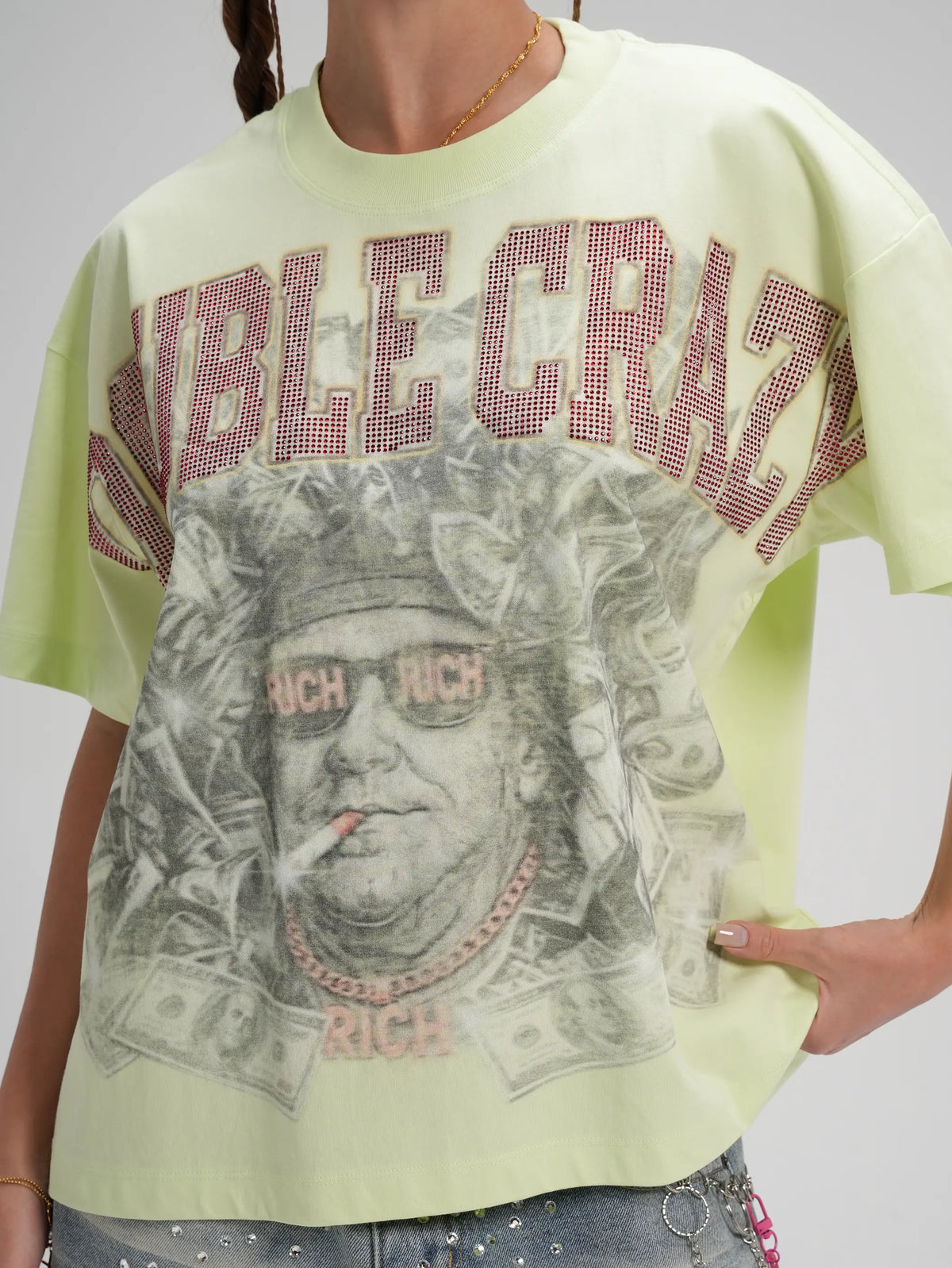 Bling Rich Jesus Graphic Tee-560
